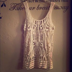 Lace tank top